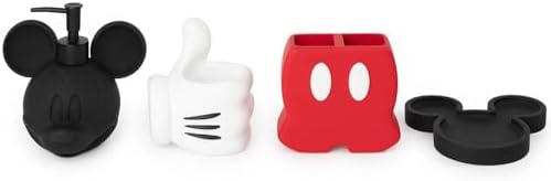 Jay Franco Disney Mickey Mouse Bathroom Organizer Set 1
