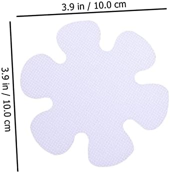 Mobestech 20pcs Non-Slip Flower Bathtub Stickers