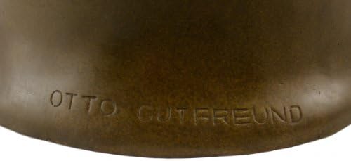 Kunst Ambiente Bronze Girl with Rose Statue