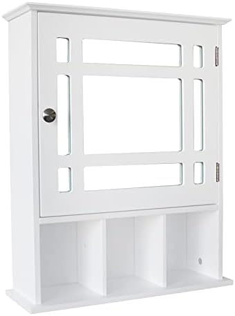 Guangshuohui Wall-Mounted Medicine Cabinet with Mirror Door