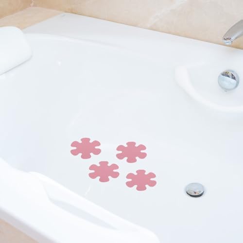 HOLIDYOYO Non-Slip Flower Bathtub Stickers 20pcs