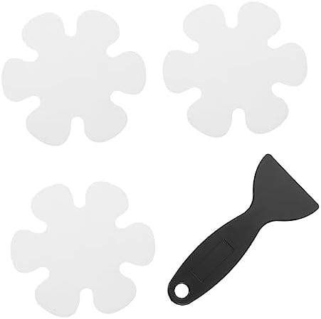 PRETYZOOM 1 Set Flower Shaped Non-Slip Bathtub Floor Stickers