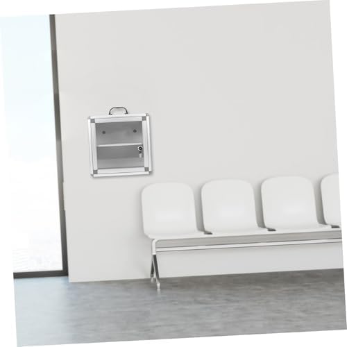 Wakauto Wall Mounted Medicine Cabinet with Transparent Door
