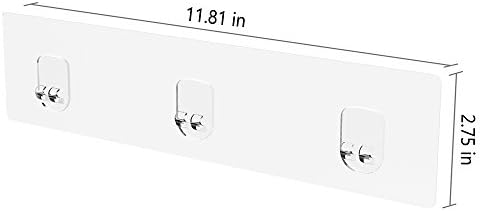 ODesign Transparent Adhesive for Shower Caddy Basket and Bathroom Shelf 2 Pack