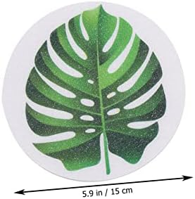 Leaf Shaped Non-Slip Bathtub Decals Stickers