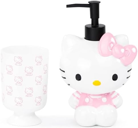 Jay Franco Hello Kitty 2 Piece Bathroom Set