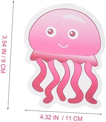 Ciieeo 10pcs Anti Slip Bathtub Stickers with Cartoon Designs