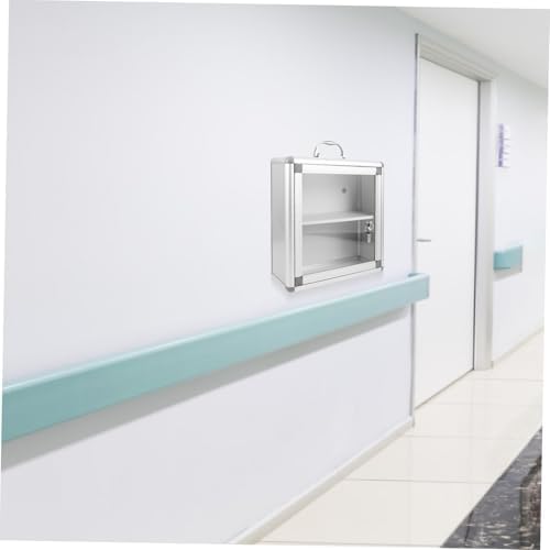 Wakauto Wall Mounted Medicine Cabinet with Transparent Door