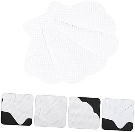 12pcs Non-Slip Bathtub Stickers with White Sea Shell Design