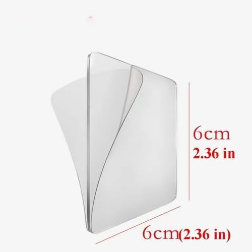 10Pcs Transparent Wall Mount Sticky Pads for Shower Caddy Organizer Hooks