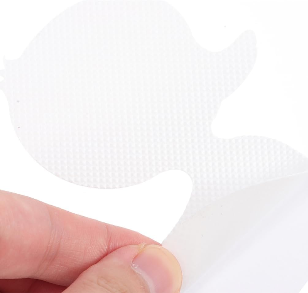 ABOOFAN 20pcs Non-Slip Bathtub Duck Stickers