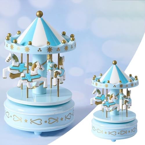 Golden Music Box Sculpture for Home Decor