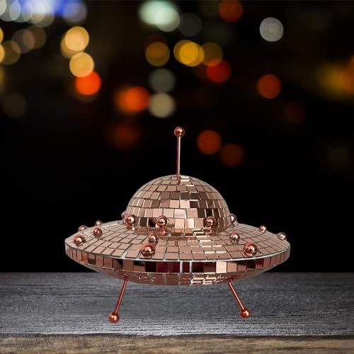 Nudsfuii Flying Saucer Home Decor Statue