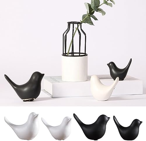 Modern Ceramic Bird Statue for Home Decor