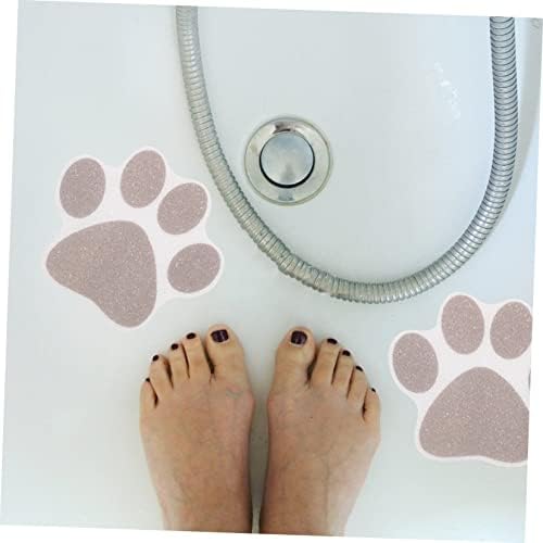 Non-Slip Bathtub Stickers with Paw Design 10pcs