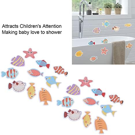 plplaaoo Non-Slip Bathtub Decals with Sea Creatures