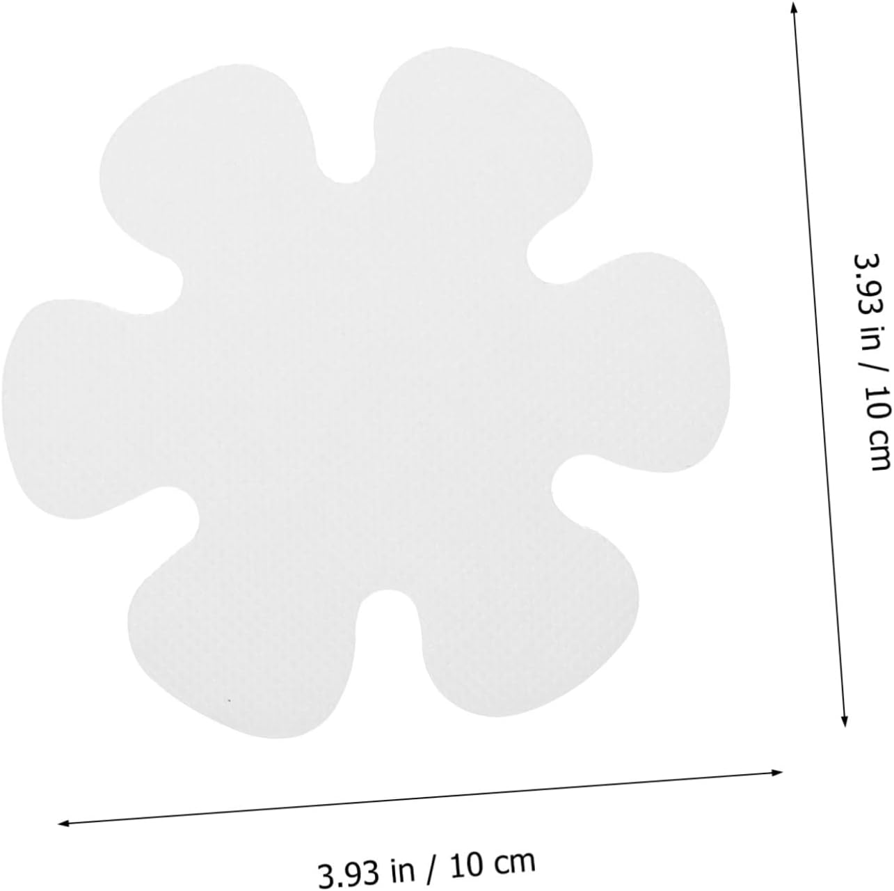 PRETYZOOM 1 Set Flower Shaped Non-Slip Bathtub Floor Stickers