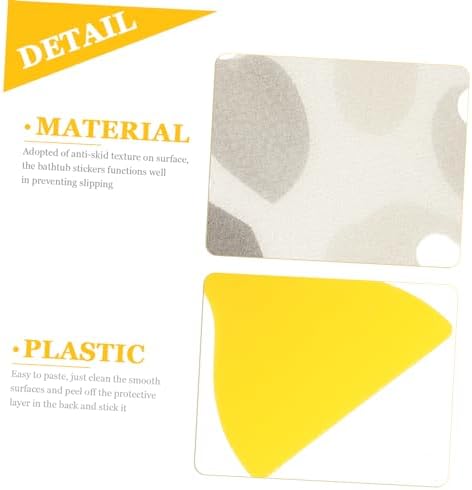 Ciieeo Rubber Non-Slip Bathtub Mats with Floral Decals