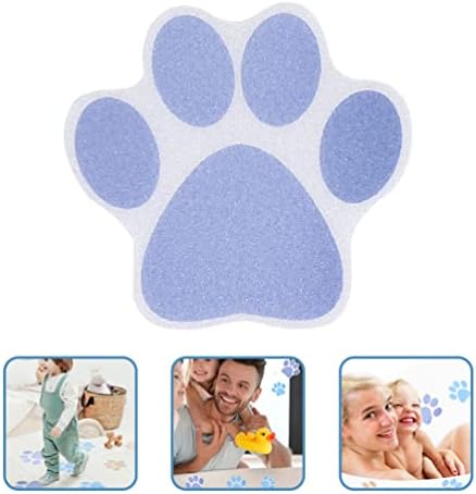 iplusmile Non-Slip Paw Print Bathtub Stickers 10pcs 1