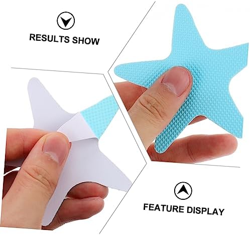 VOSAREA 40Pcs Anti Slip Star Bathtub Stickers for Safety