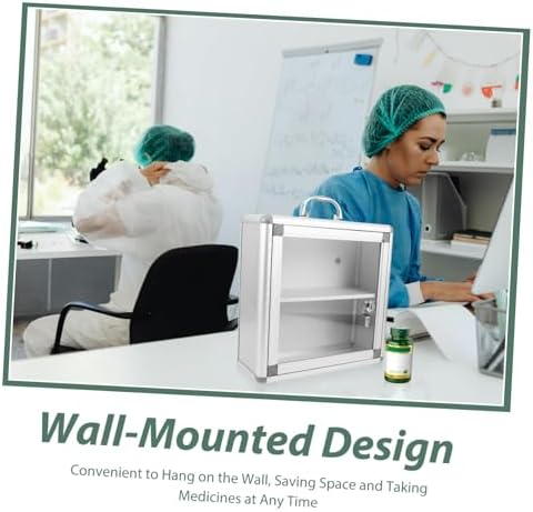 Hemobllo Wall Medicine Cabinet Organizer