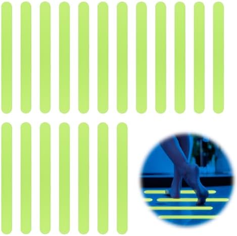 24 Pcs Luminous Non-Slip Shower Stickers