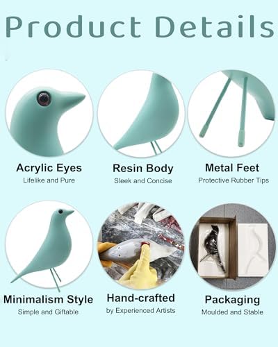 Mid Century Modern Bird Figurines - Decorative Sculptures
