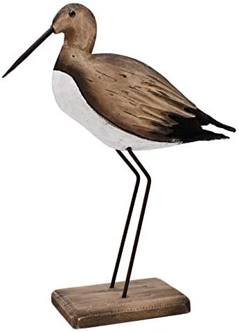 Linfevisi Seagull Statue Solid Wood Coastal Decor
