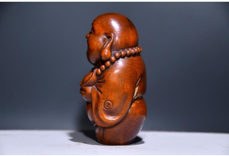 LimpaC Collection Boxwood Buddha Handmade Sculpture
