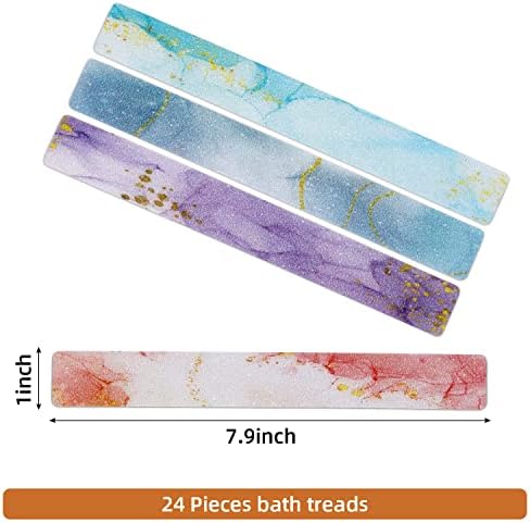 Secopad Anti-Slip Colorful Bathtub Strips 24 PCS