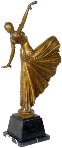 Kunst Ambiente Chorus Girl Bronze Sculpture - Signed