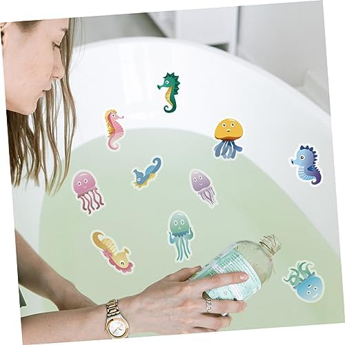 Ciieeo 10pcs Cartoon Non-Skid Bathtub Stickers 1