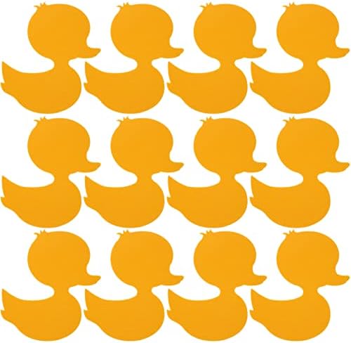 Ciieeo 12pcs Duck Non-Slip Bathtub Stickers