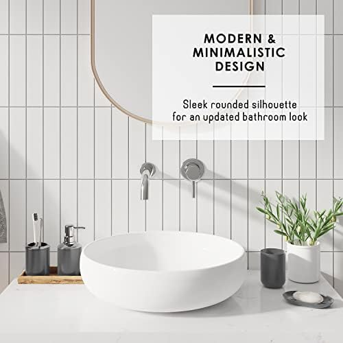 Clara Clark Gray Bathroom Accessory Set 23PC
