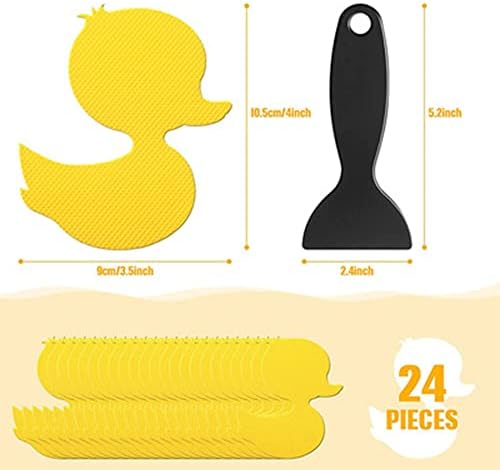 YANQINQIN 24PCS Non-Slip Bathtub Stickers
