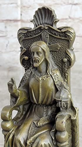 European Bronze Real Bronze Metal Statue Christian Jesus Christ Lord Angels Sculpture