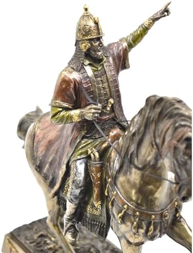Generic Fatih Sultan Mehmet Bronze Statue - Ottoman History Decor