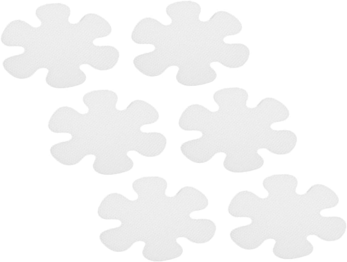 LIFKICH Anti-Slip Flower Stickers for Shower Tub 6 Pack