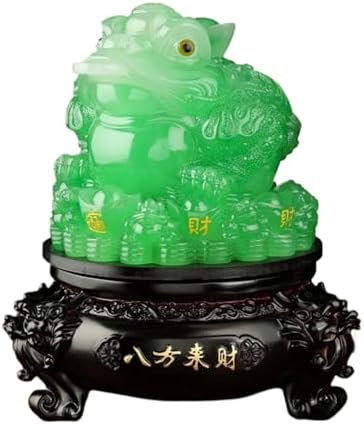 Large Feng Shui Golden Toad Sculpture for Wealth and Prosperity