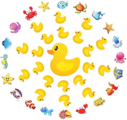 Chiisong 40 Pcs Non-Slip Bathtub Stickers with Scraper