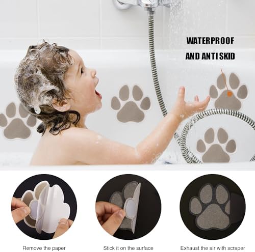 Secopad Non-Slip Bathtub Stickers 30 PCS Safety Treads