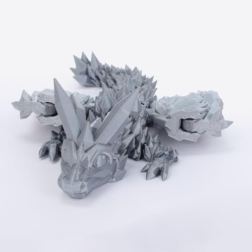 Nudsfuii 3D Printed Dragon Home Decor Statue