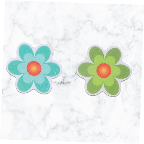 ABOOFAN 4Pcs Non Slip Bathtub Stickers with Flower Design
