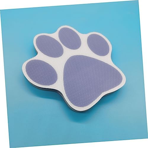 4pcs Cartoon Dog Footprint Bath Stickers - Anti-Slip Decals for Kids