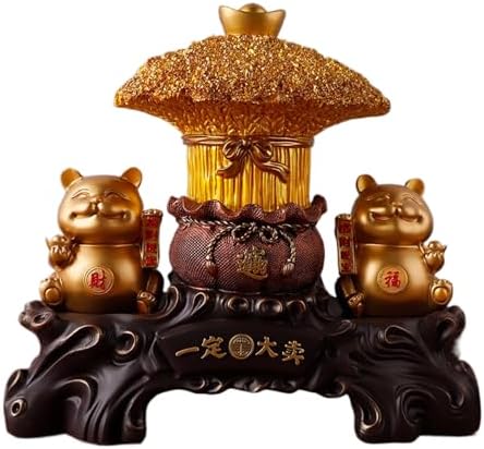 Feng Shui Resin Statue for Wealth and Prosperity - 528
