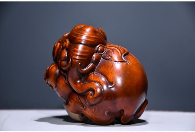 Handmade Meditating Elephant Statue Home Decor