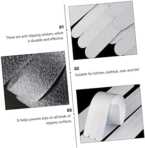 KONTONTY Anti-Slip Tub Stickers for Bathroom Safety