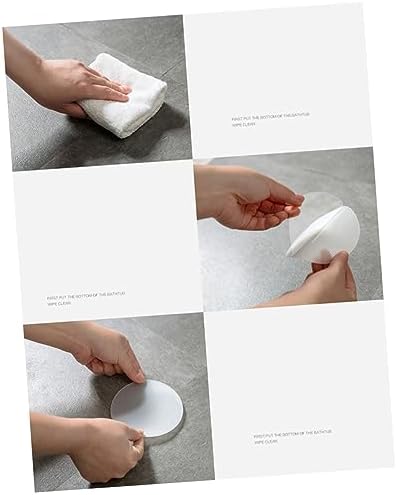 PRETYZOOM Non-Slip Bathtub Stickers Round Design