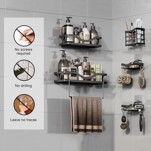 OTCO 4 Pack Shower Caddy Adhesive Replacement Stickers