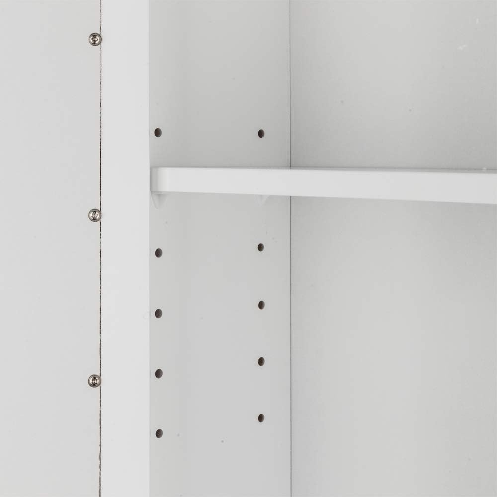 Volowoo Wall Mounted Mirror Cabinet with 3-Tier Storage